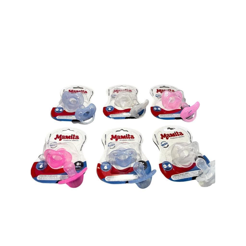 Chupeta toda em silicone marca  mamita - chupeta 100 % silicone livres de BPA chupeta silicone macio