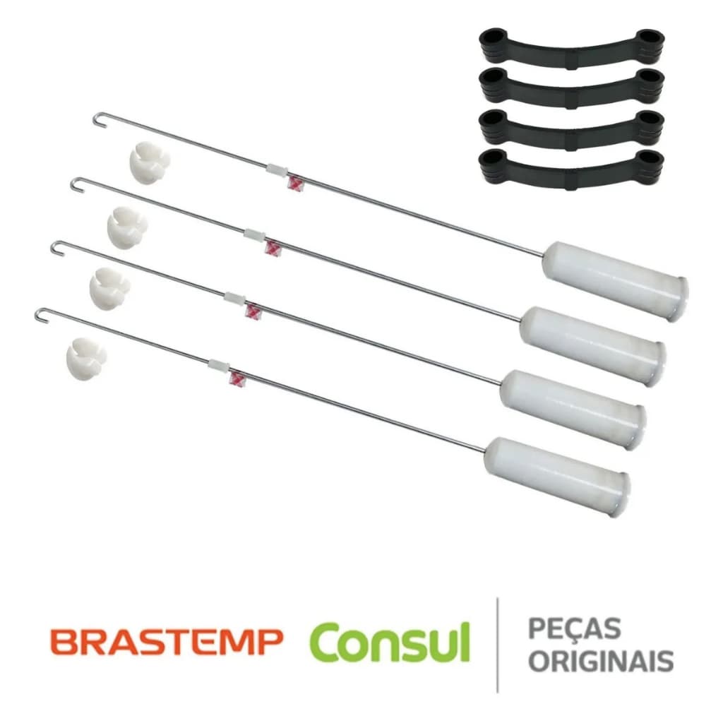 Kit Vara Suspensão Brastemp Bwk15 Bwh15 Bws15 Bwk14 Cwl16 Cwe13 Original W10807957