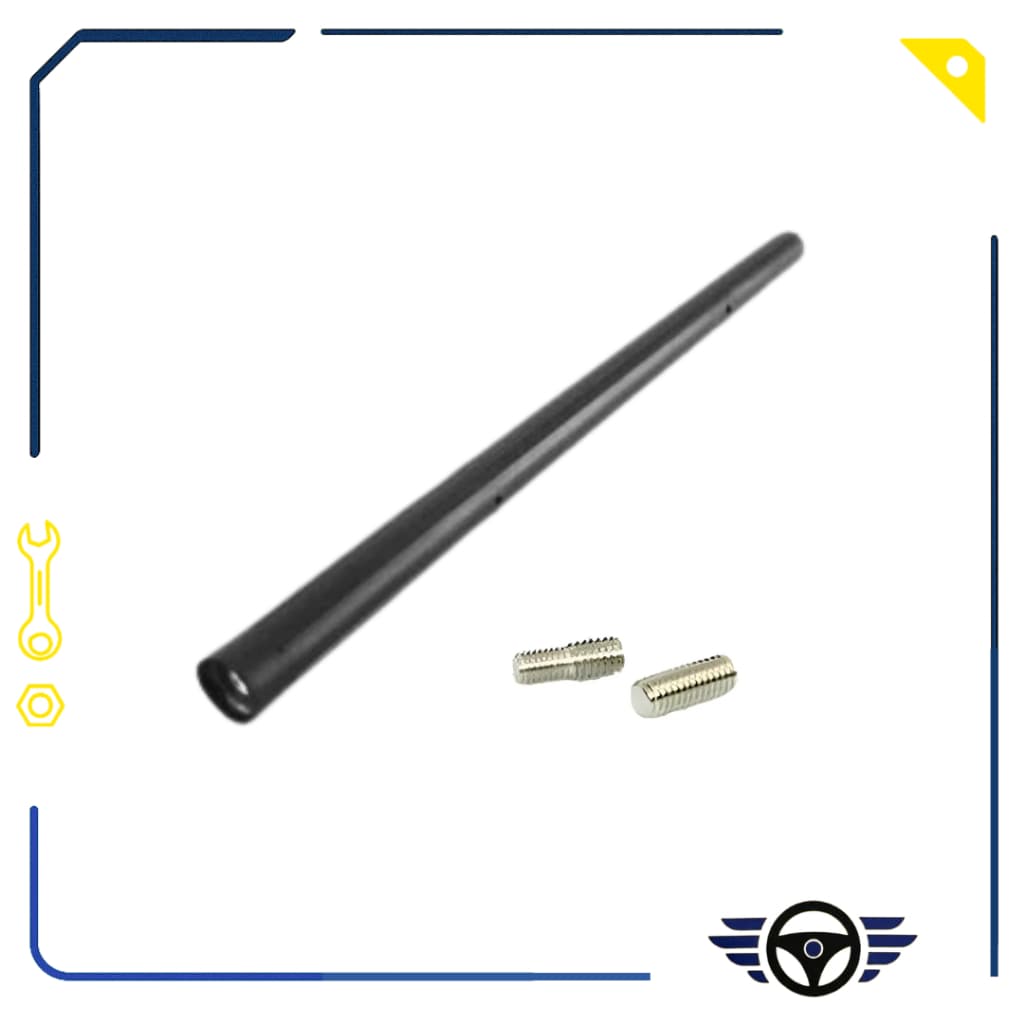 Haste Antena Automotiva Universal Curta Fácil Instalação