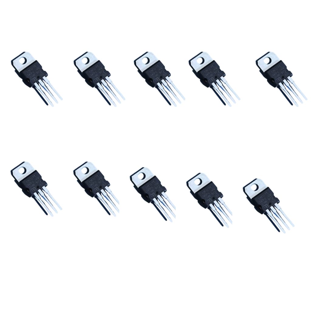 Kit 10pçs Lm317t To220 Regulador De Tensão Ajustável -Para Projetos Eletrônicos