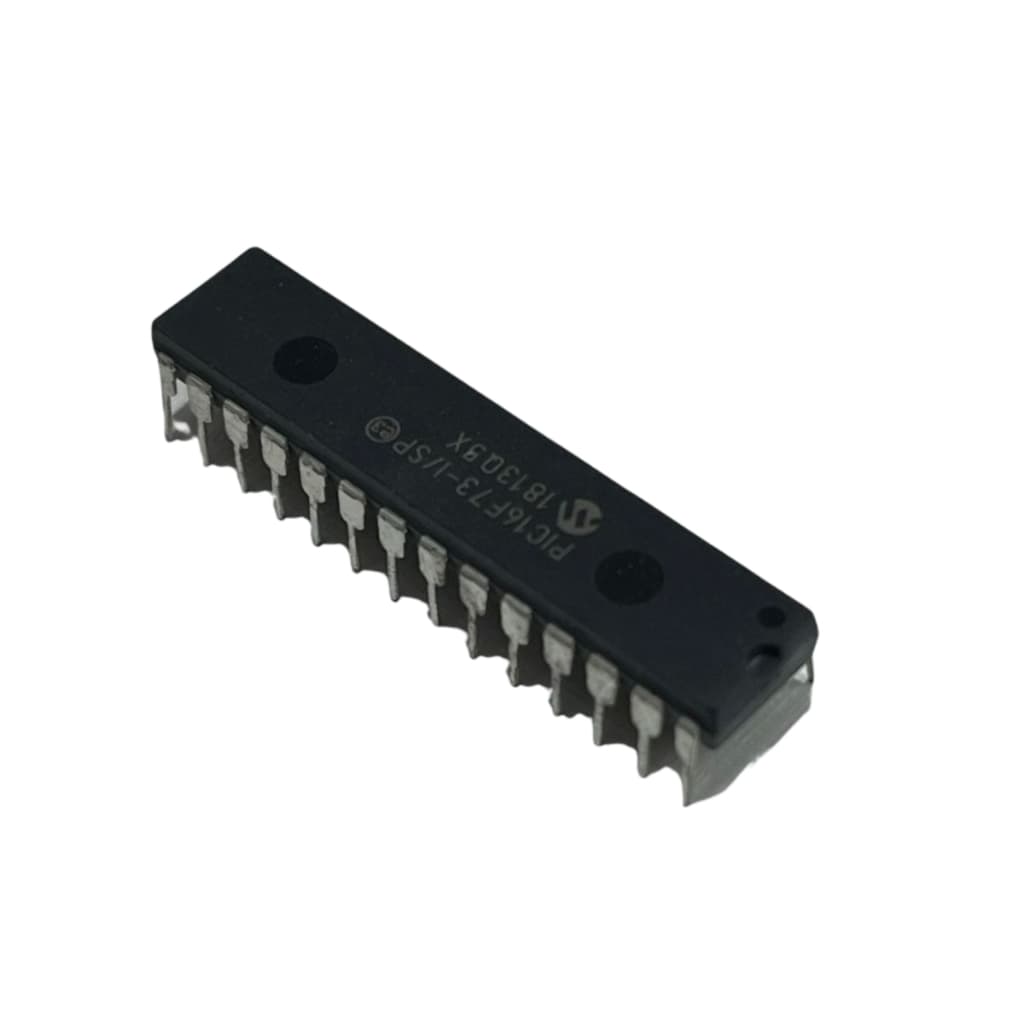 Microcontrolador PIC16F73-I/SP DIP-28 Microchip Para Projetos Eletrônicos e Automação