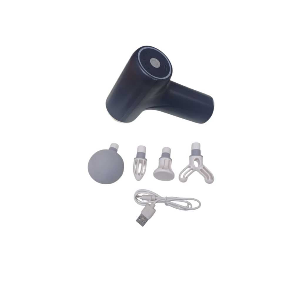 Massageador Muscular Elétrico Portátil 6 Níveis de Intensidade - MASSAGE GUN