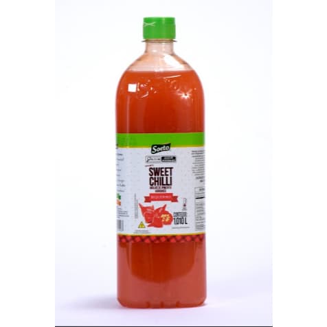 3 Molho Agridoce Sweet Chilli Pimenta Biquinho Soeto 1 Litro Peixe Frango Assados Suino Tempero