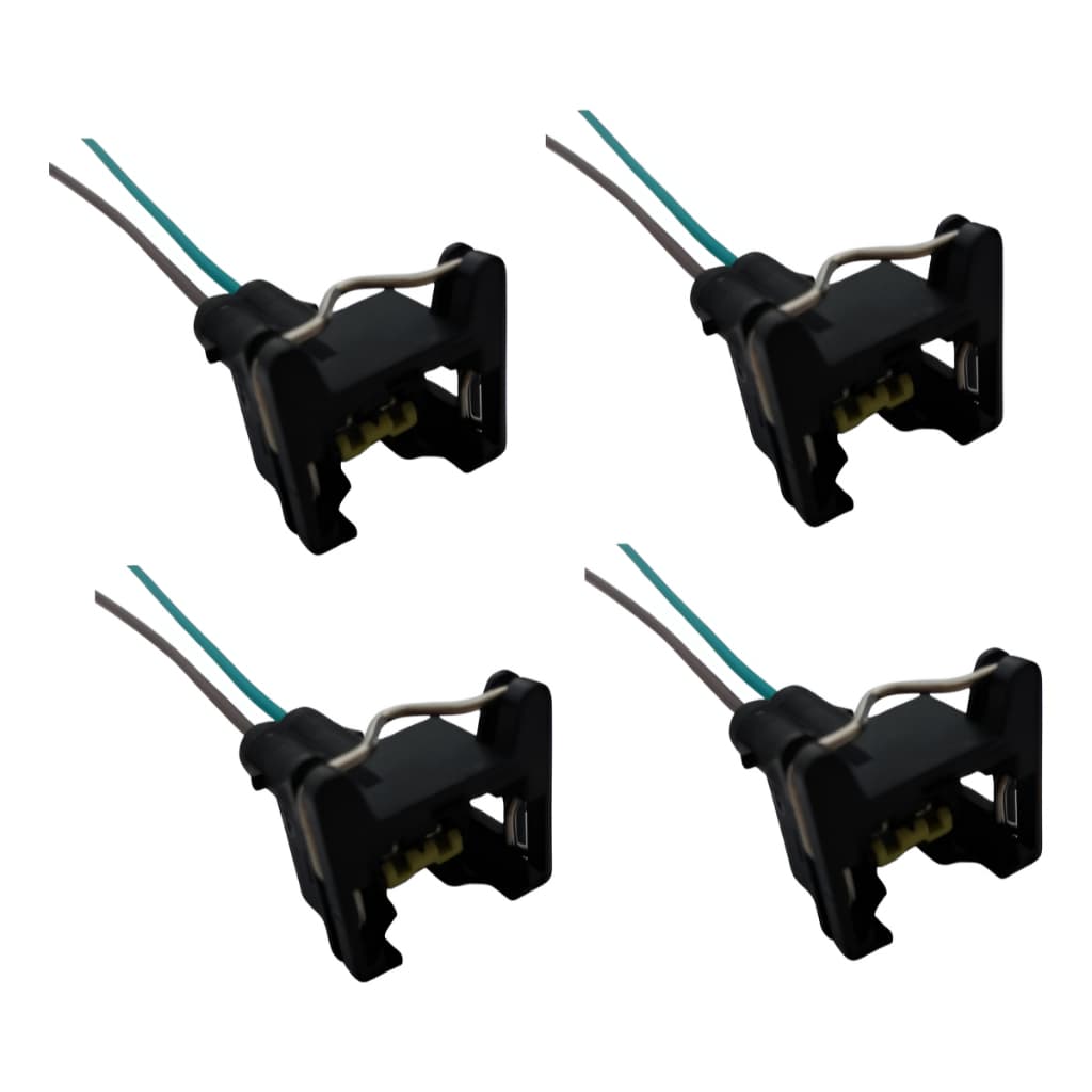Kit 04x Chicote Conector Plug do Bico Injetor Palio Siena Uno Fire