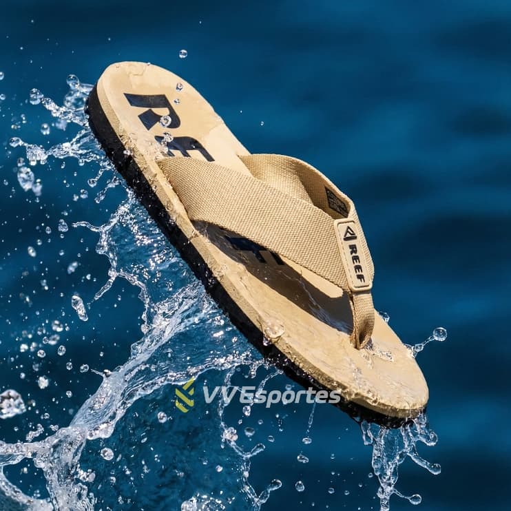 Chinelo Reef Smoothy – Conforto Acolchoado e Sola Antiderrapante