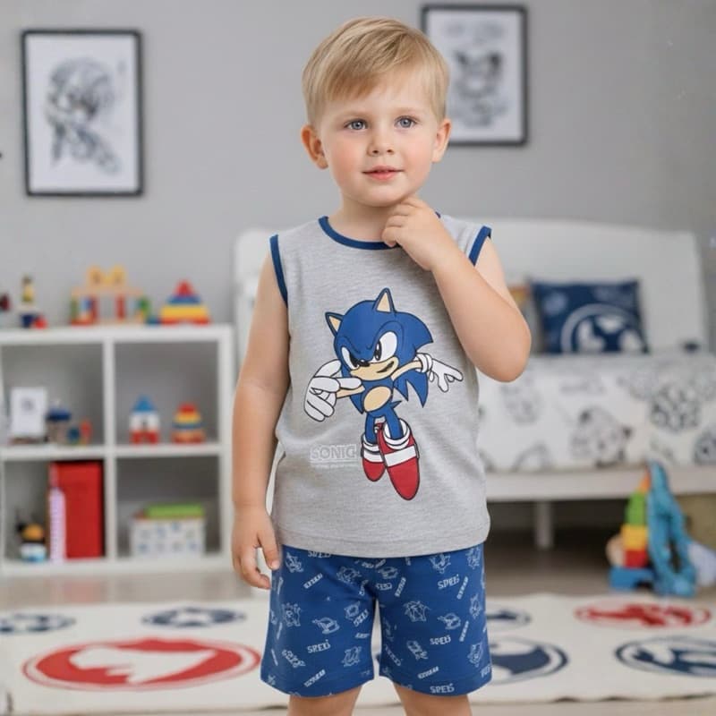 Pijama Malha infantil masculino Personagens Promoção