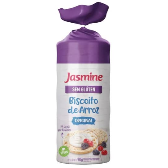 BISCOITO DE ARROZ 90G ORIGINAL - JASMINE