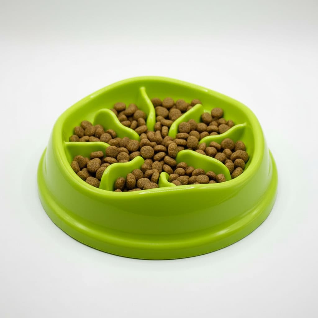 Comedouro Pet Lento Labirinto Interativo 550ml Cão Gato Ansioso Alimentação Saudável Educativo