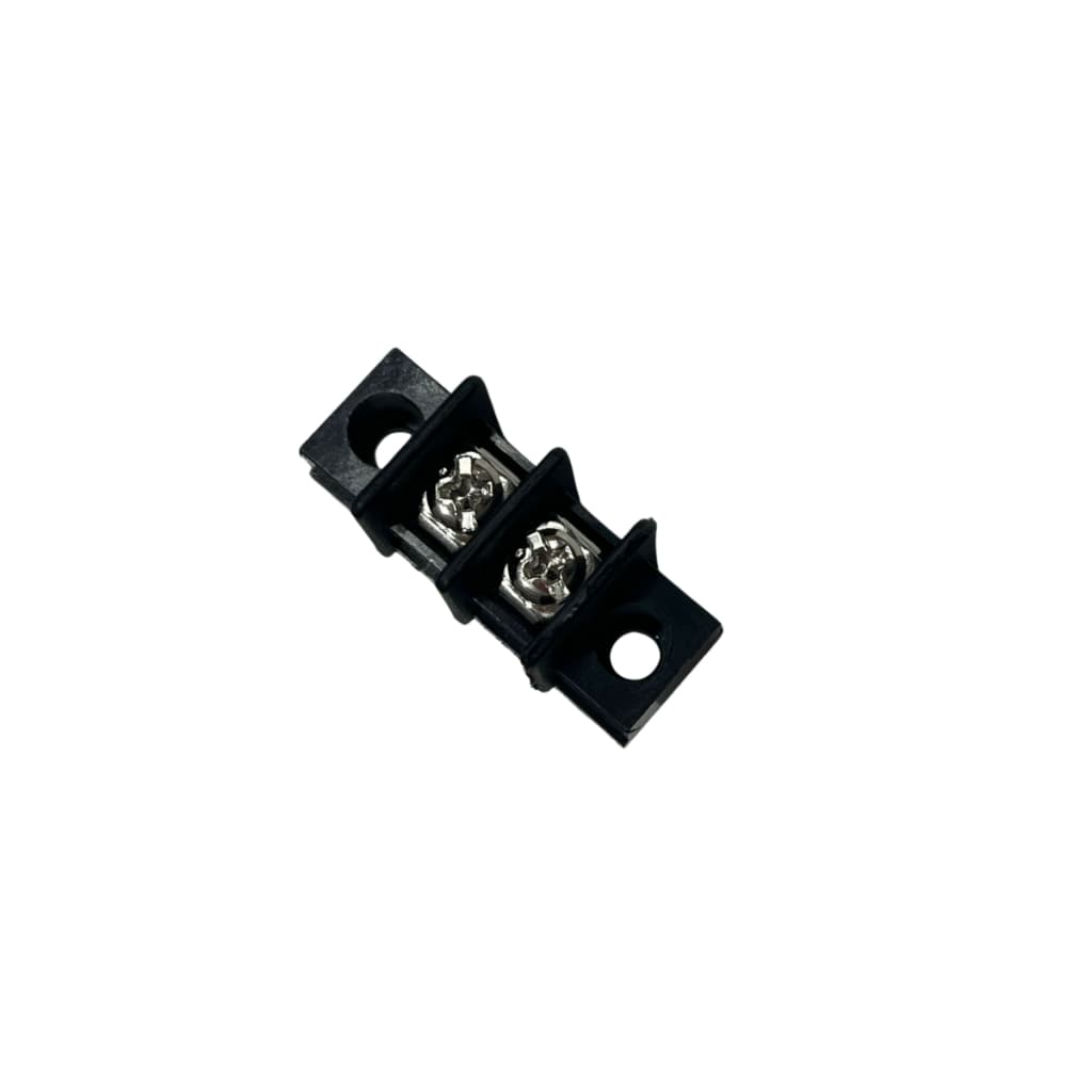 Terminal Borne Bloco  Wj25cm-02 180° 2 Polos Preto PCB