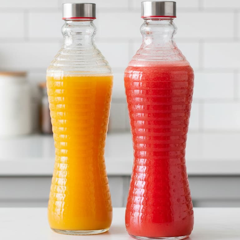 Garrafa Vidro Com Tampa Elegante 950ml Transparente Água Suco Chá Home&Co
