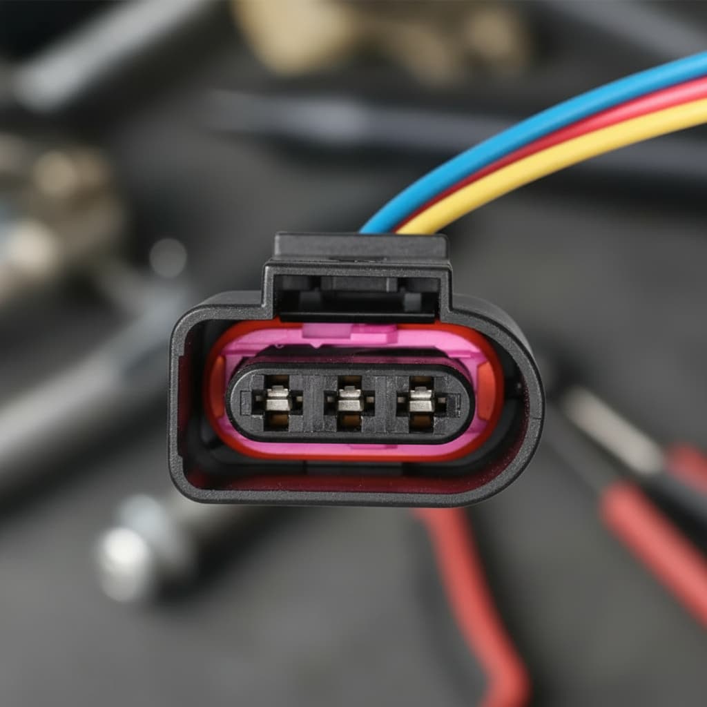 Chicote Plug Conector Sensor De Rotação Gol Fox Golf 3 Vias