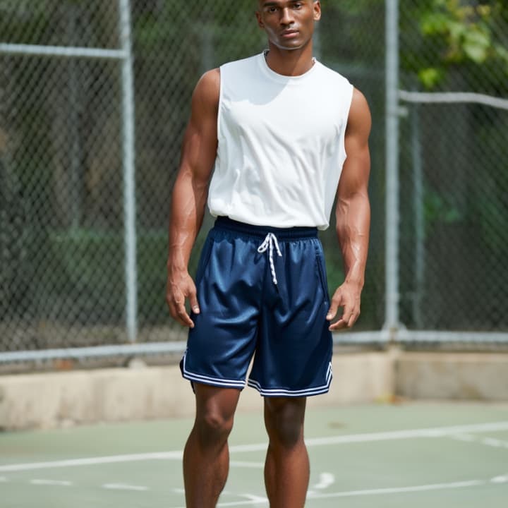 Bermuda Short  Basquete Estilo Corte Americano Estiloso Têndencia
