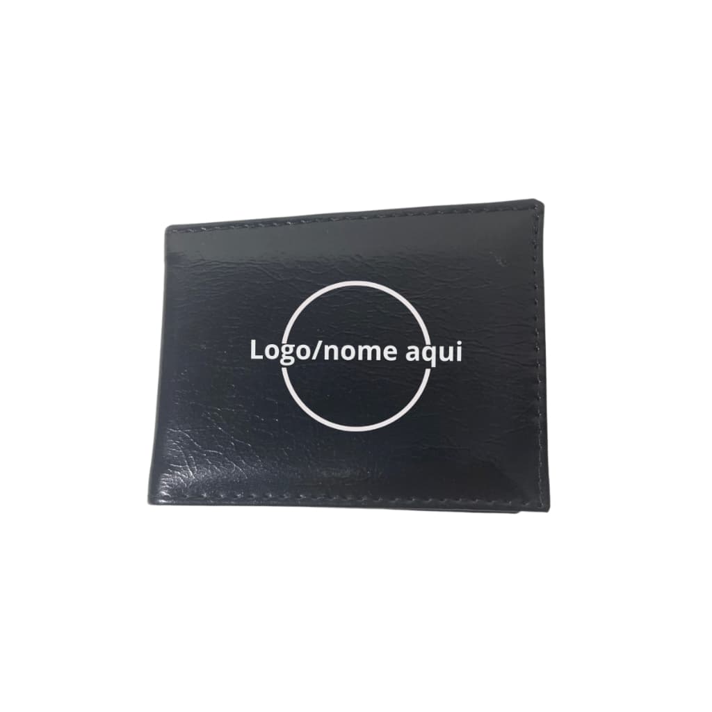 Kit 3 Carteira Masculina Feminina Slim Cartão CNH Porta documentos personalizada