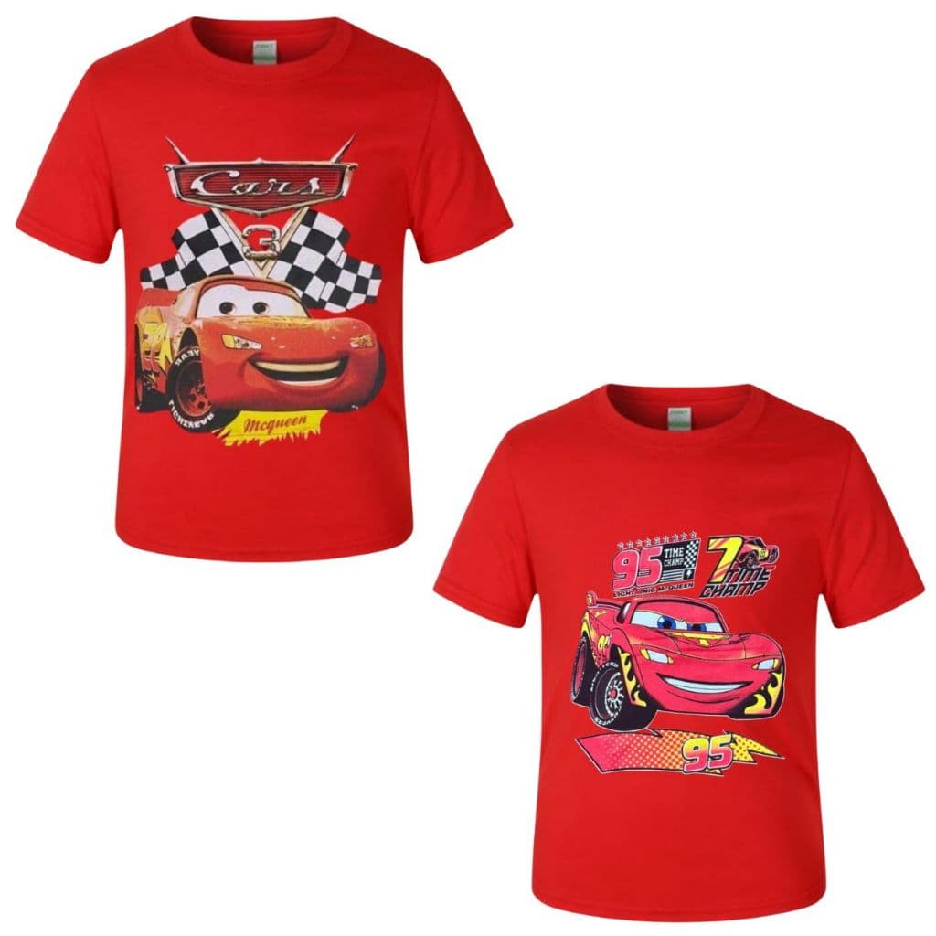 MACQUEN MACQUEEN Carros - CAMISETA Fantasia Infantil Personagens Meninos Naruto Hulk MACQUEEM