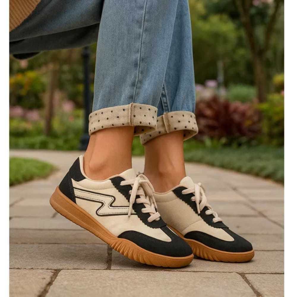Tênis Casual Feminino Bicolor – Leve, Macio e Moderno