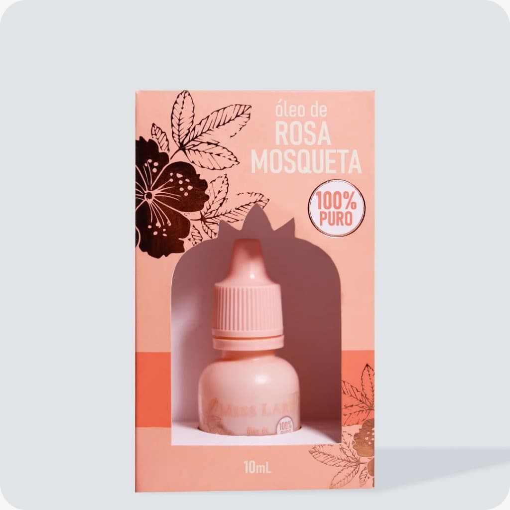 Óleo de Rosa Mosqueta 100% puro para o rosto tratamento Skin Care Cuidado diário