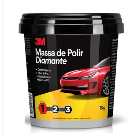Massa para Polir 3M Diamante 1KG super Corte