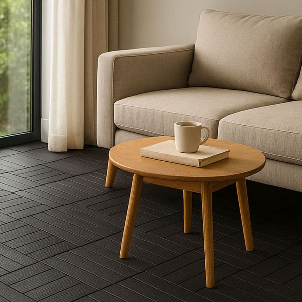 Deck Modular Plástico Listrado Ideal para Varandas Churrasqueiras e Piscinas Jardim Canil 30x30cm