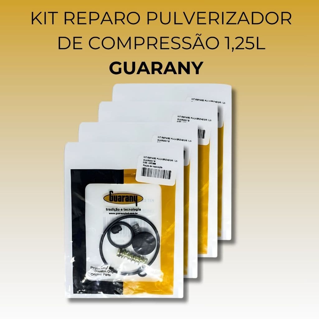 Kit 4 Reparo Completo Pulverizador 1,25L GUARANY