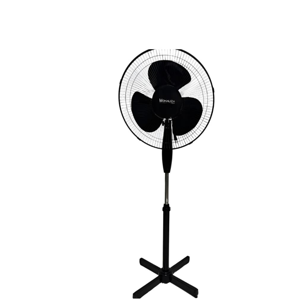 Ventilador De Chão Pedestal Monaliza cor preto