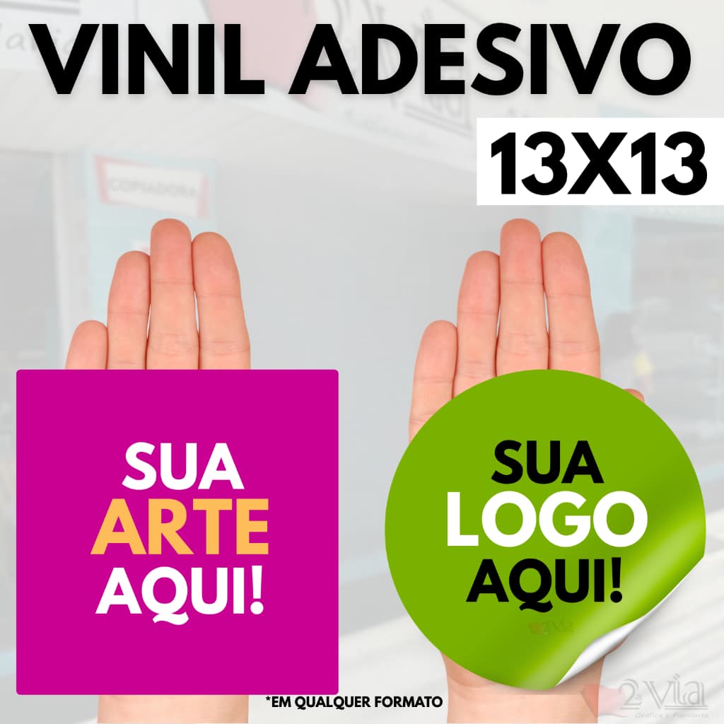 Adesivos 13x13 Personalizados Em Vinil à Prova Dágua Branco Ou Transparente Rótulo Etiqueta Adesiva