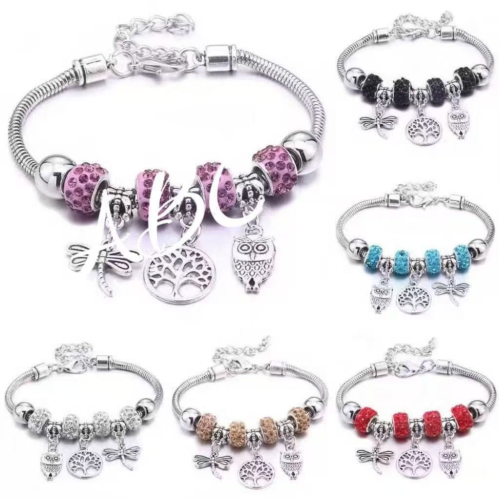 Pulseira Colorida De cruzarCom estrela De Coração E borboleta  Para Meninas , Mulheres , Dia Dos Namorados , 1 Peça