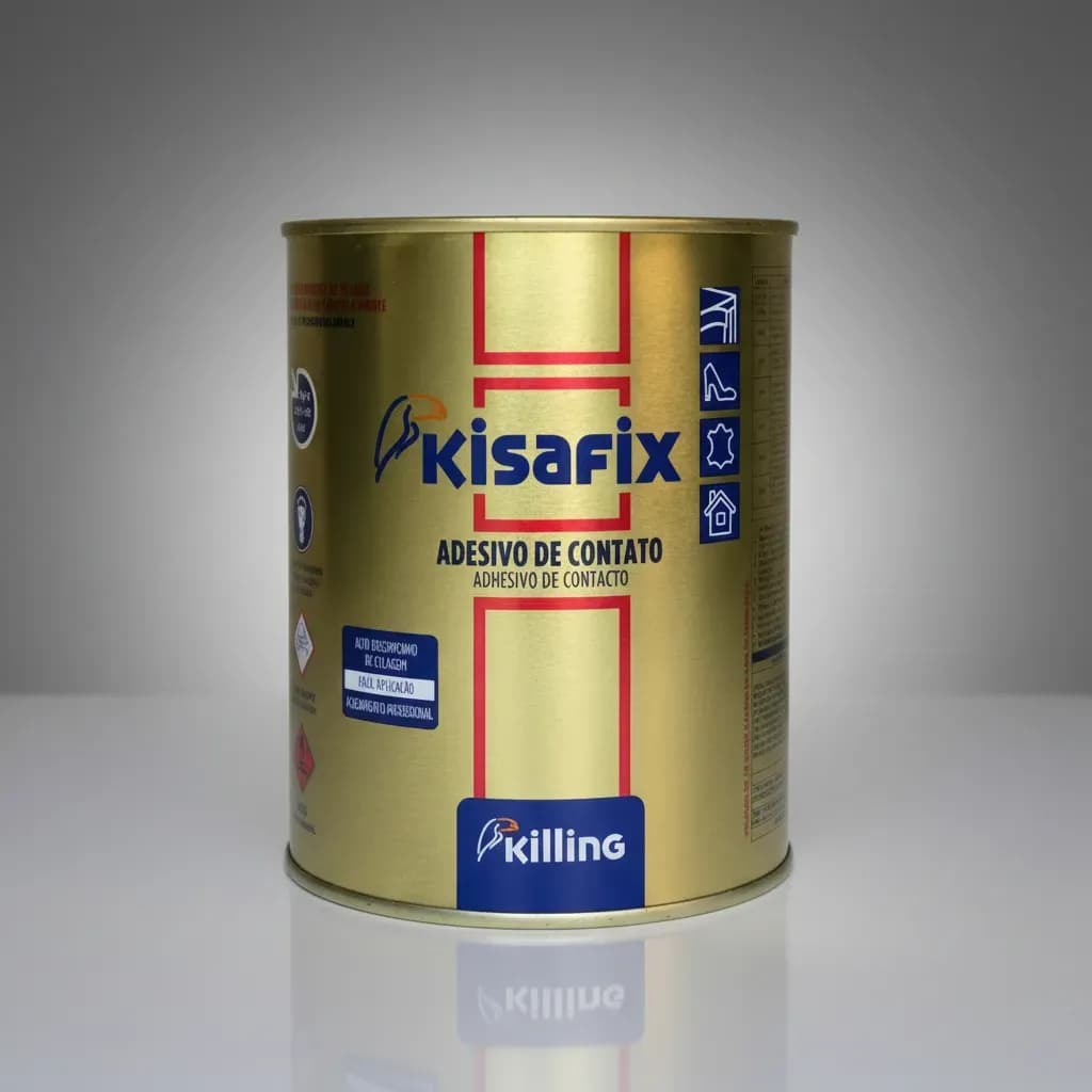 Cola Adesivo de Contato Marceneiro Mdf Artesanato Kisafix Premium 750g