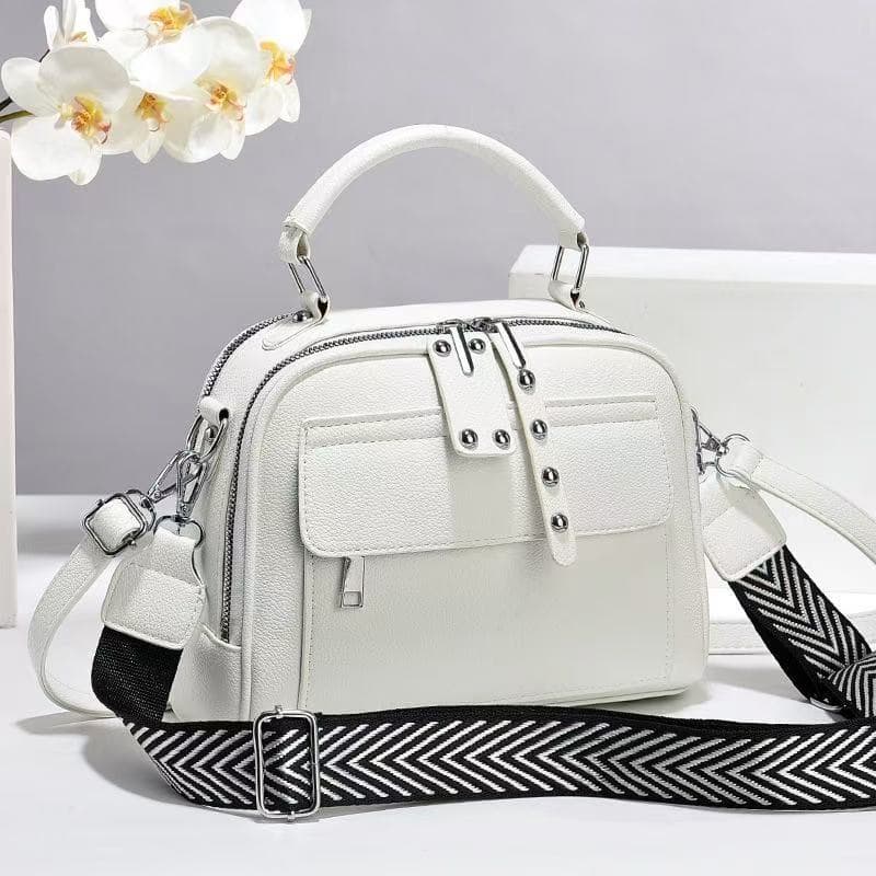 Bolsa Feminina Transversal Portátil Crossbody Passeio Medio Blogueira 2Alças(DX21100)