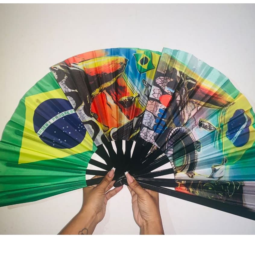 Leque Horizontal Grande Holográfico