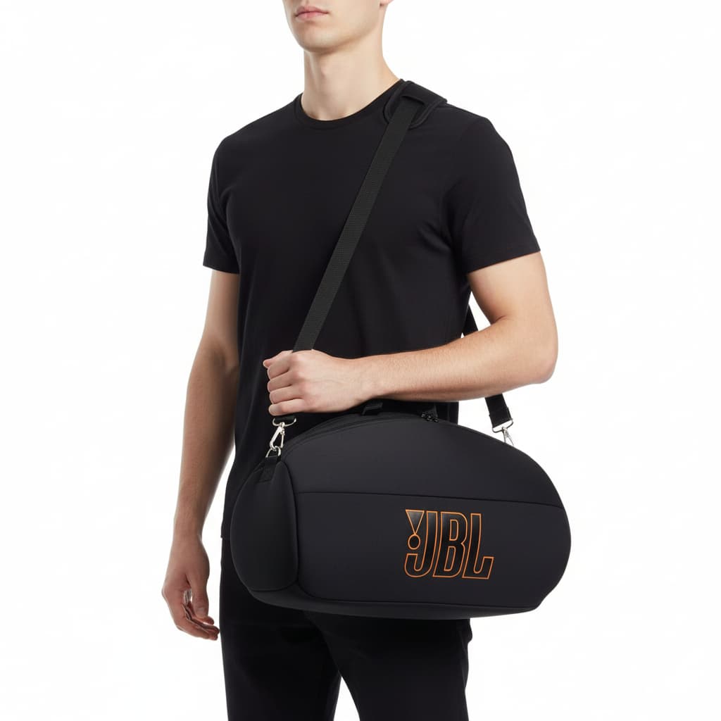 Case Capa Bolsa Mala Boombox Para caixa de som 1 2 3 4 à prova d’água com alça impermeável custo benefício