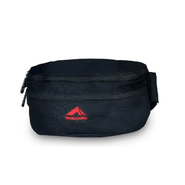 Pochete Estojo De Cintura Trilhas E Rumos Camping 3 Preto