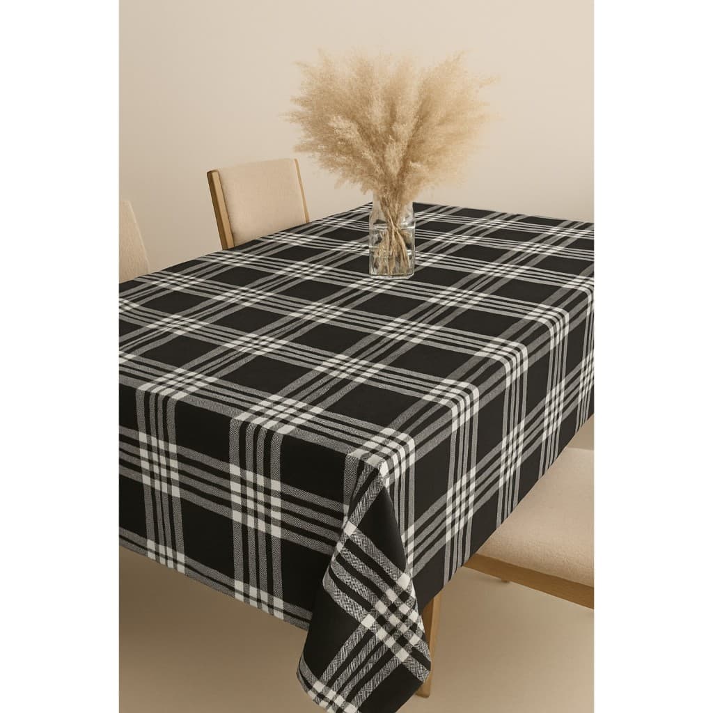 Toalha de Mesa liquidação Estampada Listrada | 4 Lugares | Estilo e Praticidade