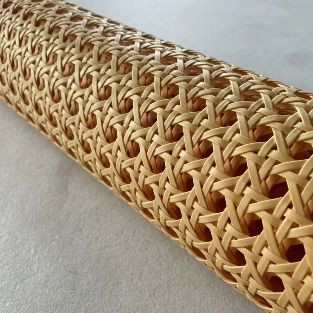 Palhinha Indiana Tela Rattan Sextavada Natural Vegetal Celulose 1,00x80cm
