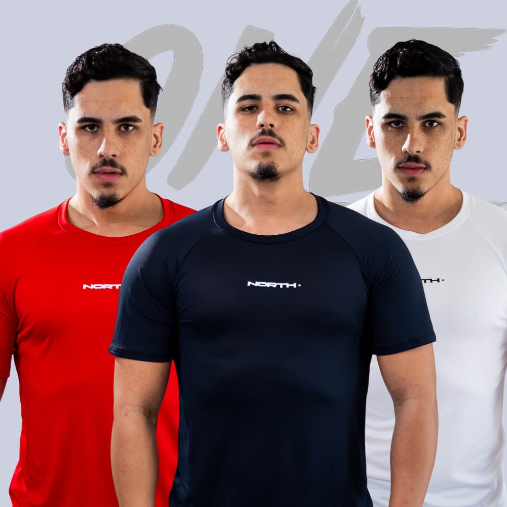 Camiseta Academia DryFit Refletiva Uv 50+  Performance Treino Basic Fit Corrida