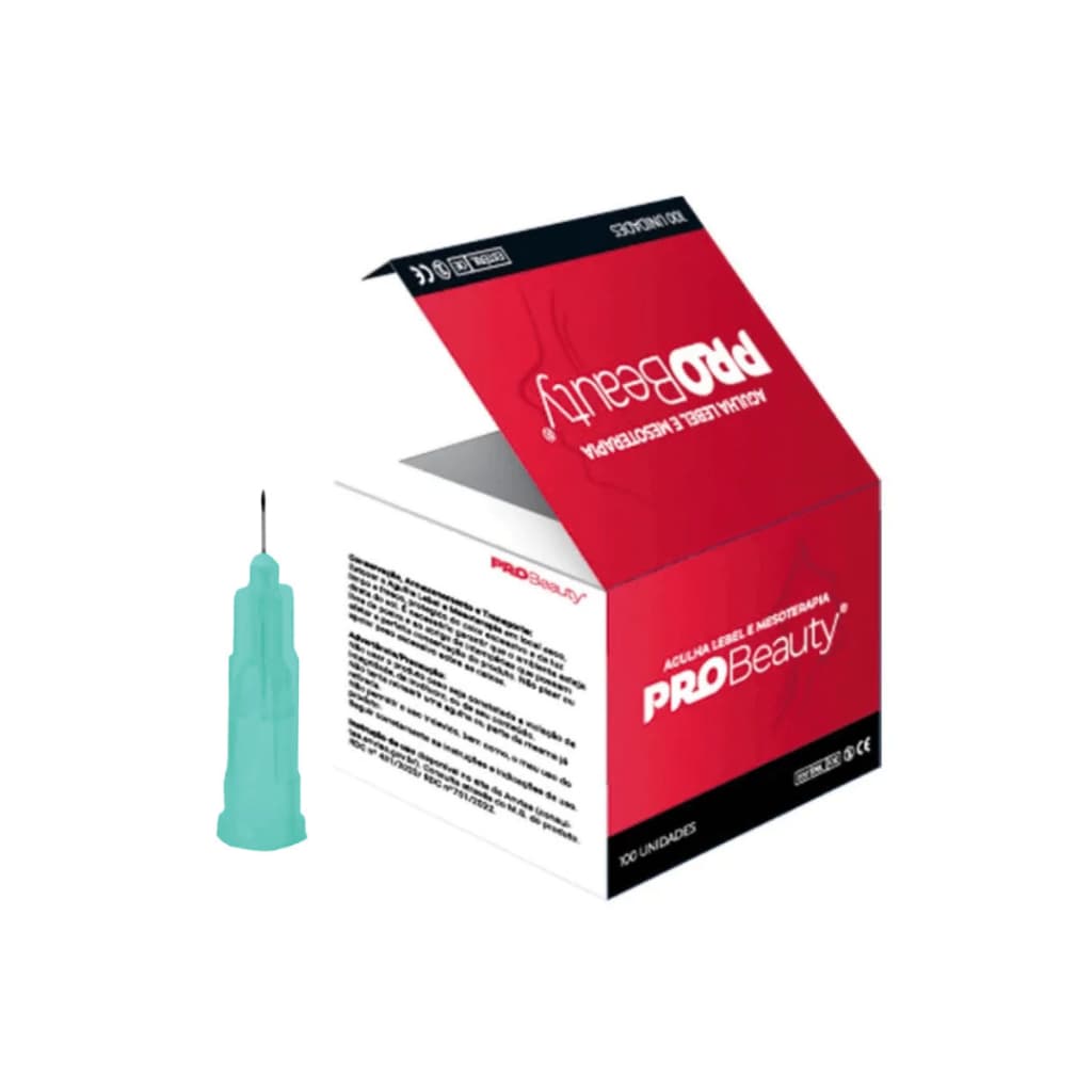Agulha Lebel 32G 0,23x4mm Mesoterapia Botulinica Botox Ácido Hialurônico
