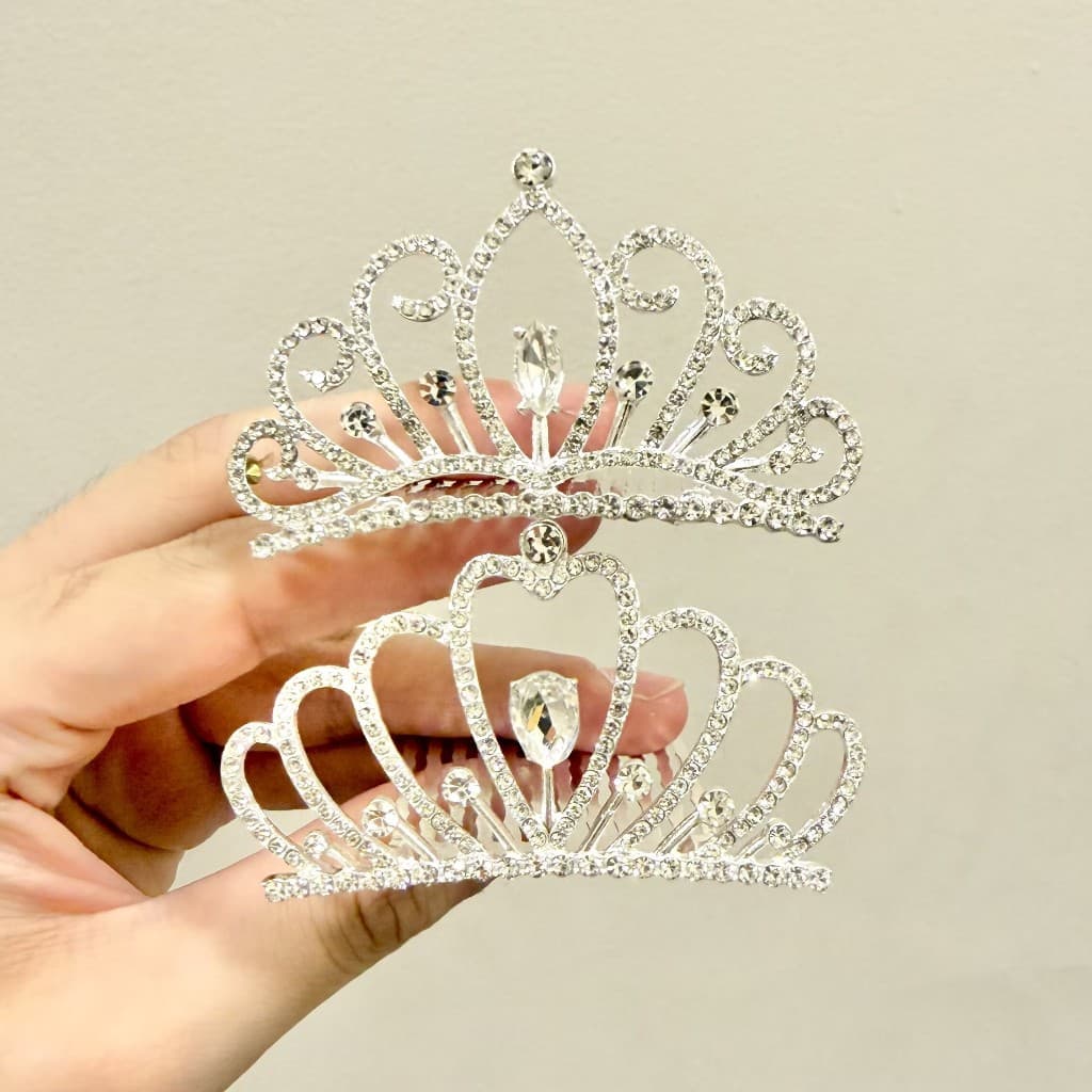 1/2/3/6unidades Pente Tiara com Pedrarias, Acessório de Cabelo Elegante Alta qualidade