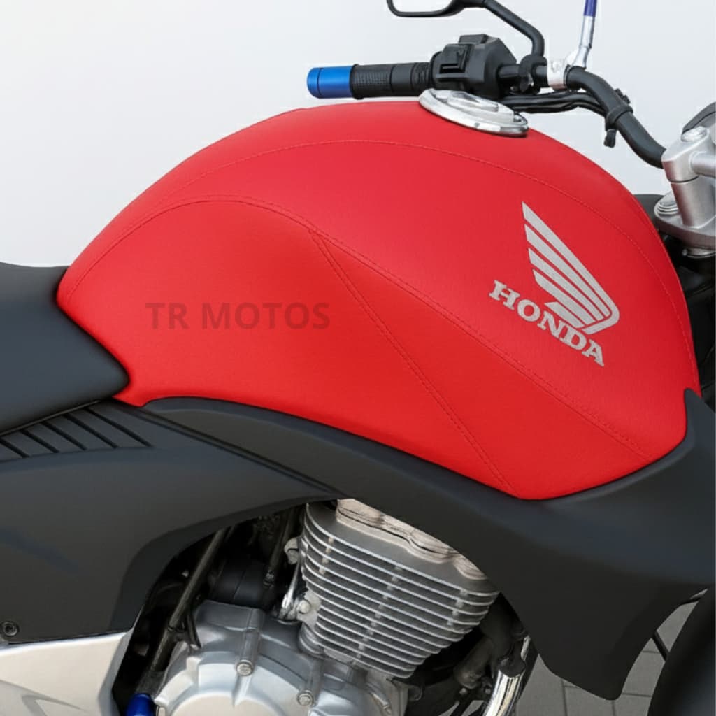 Capa Tanque Moto Cb 300 2009/10/11/12/13/14/15 Vermelha Vermelho