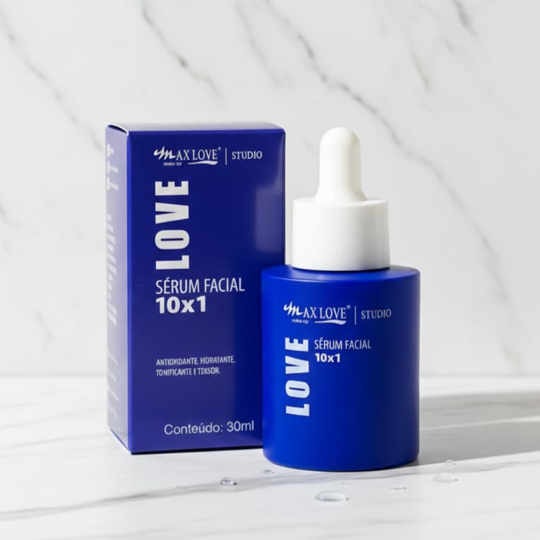 Sérum Facial: 10 em 1 Resveratrol - Max love