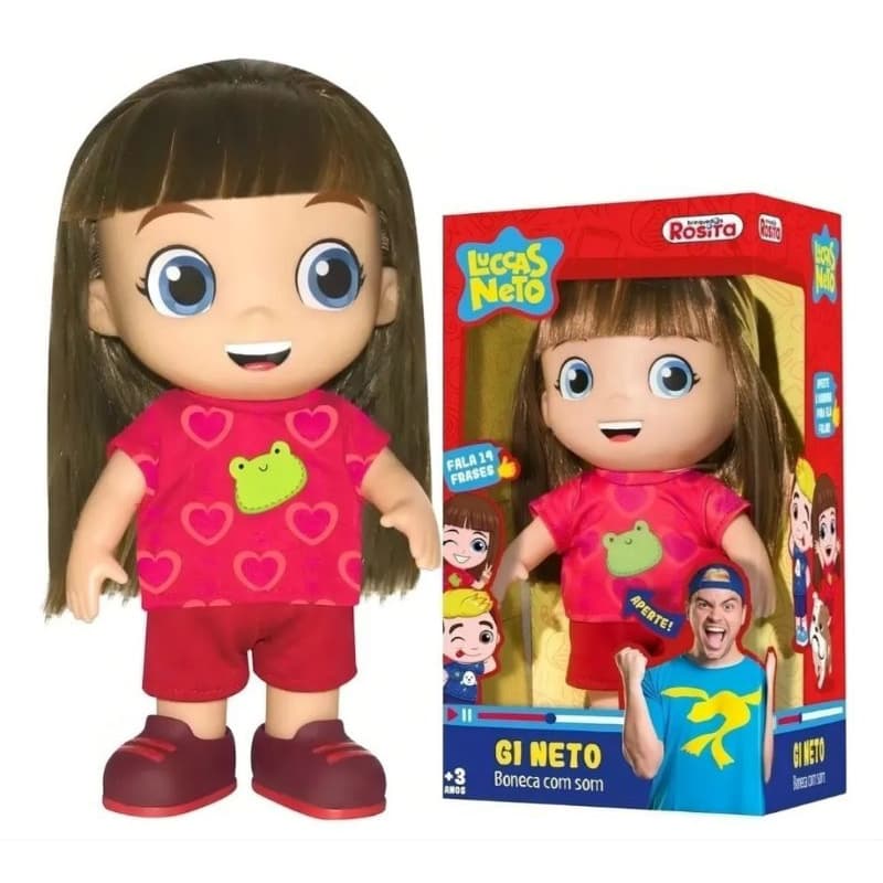 Boneca Gi Neto 14 Frase Original Rosita 27cm