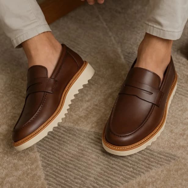 Sapato Social Mocassim Masculino Oxford Clássico Casual Sport Fino Loafer Tratorado