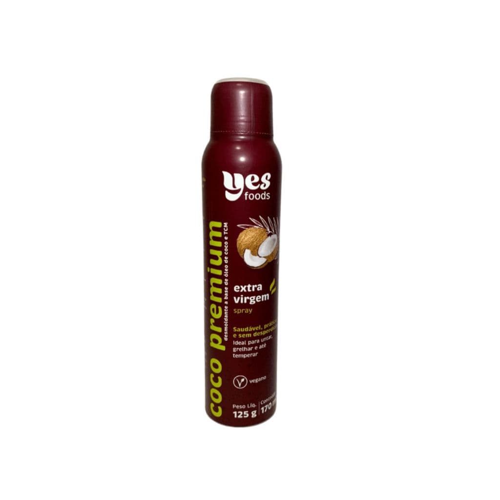 Óleo De Coco Extra Virgem Premium Spray Yes Foods 170ml