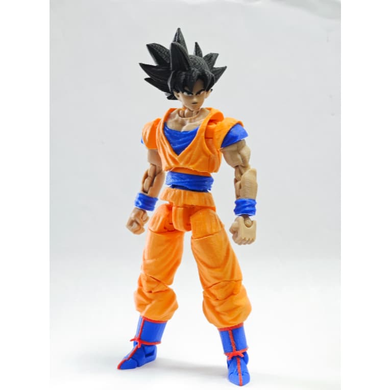 Boneco Dummy13 Goku Dragonball Premium Brinquedo Articulado Varias Cores - Impressão 3D