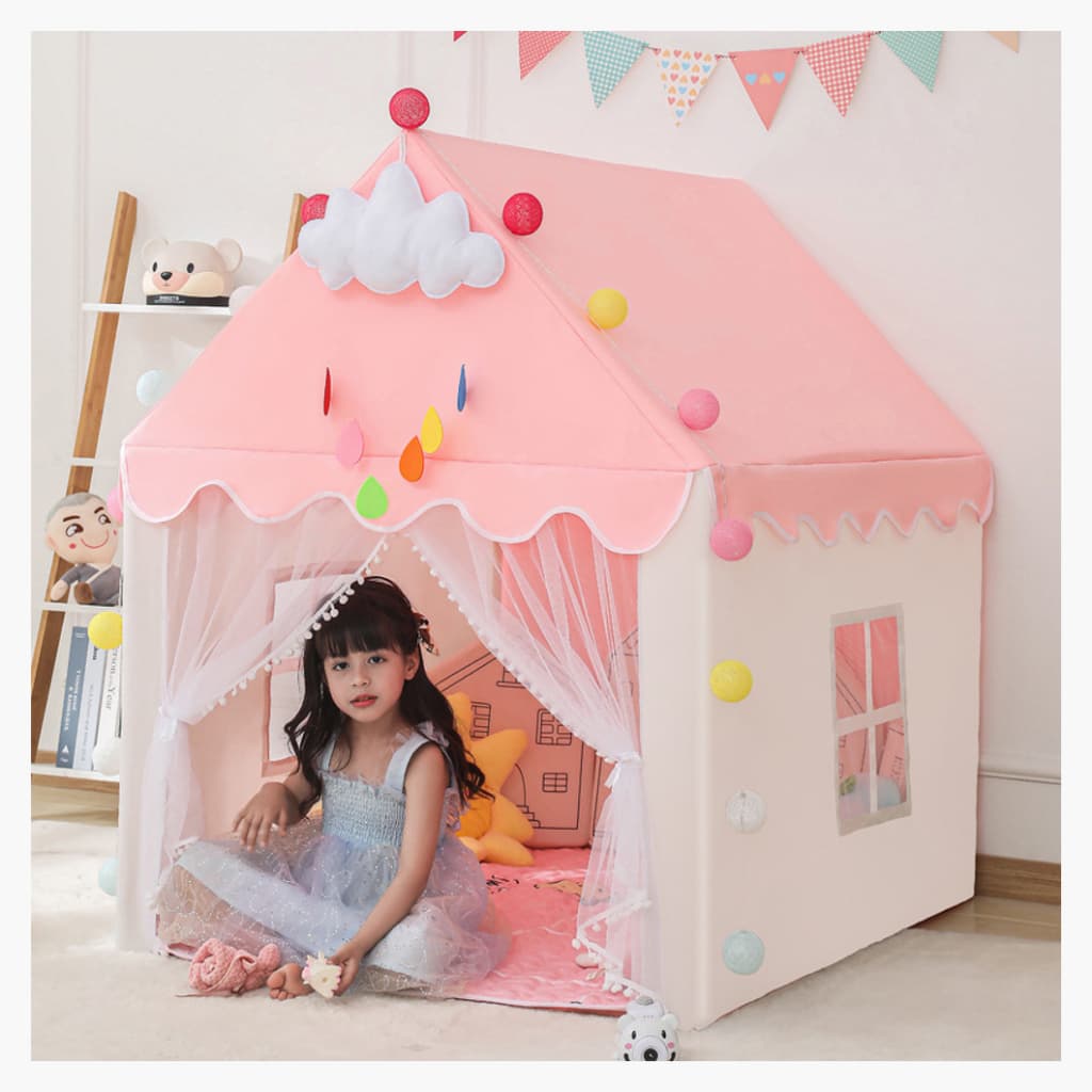 🔥Barraca Infantil Dobrável Cabana Tenda Playground Infantil Casinha Infantil menina Presente Aniversário