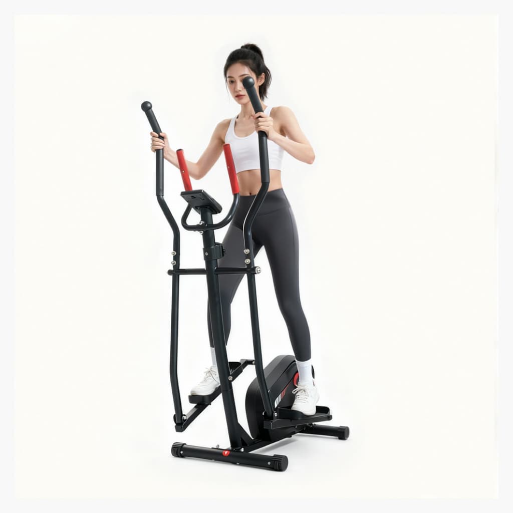 Elíptico Simulador de Caminhada Display Digital 120Kg Silencioso Bumbum Bem Torneado SKYBOARD