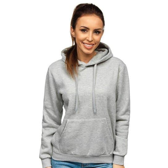 Blusa de frio com capuz quentinho feminino casaco básico para o inverno blusão básico confortável