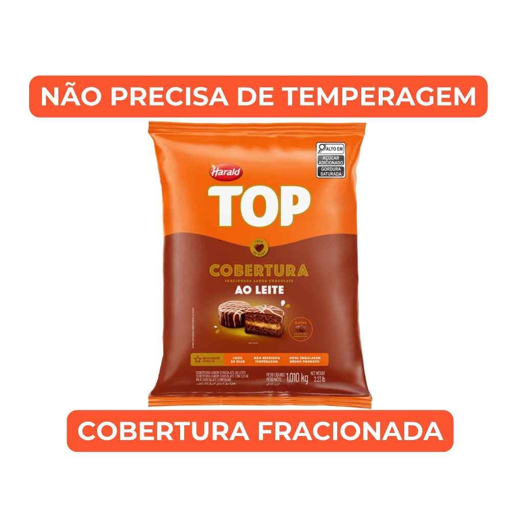 Harald Gotas Top Ao Leite 1,010kg – Chocolate Fracionado para Coberturas e Recheios