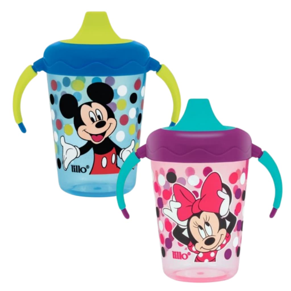 Caneca de Treinamento Aprendizado com Alças Infantil +6 Meses Antivazamento Disney 207mL Lillo