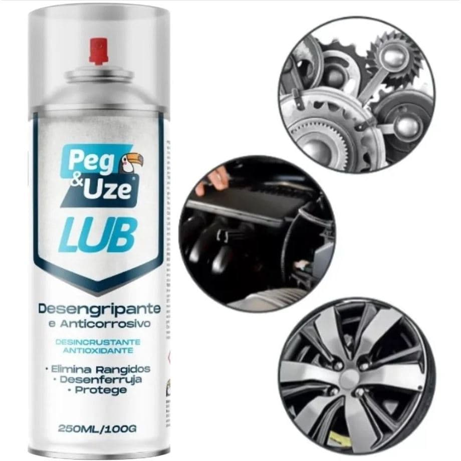 Desengripante e Anticorrosivo LUB Peg&Uze 250ml