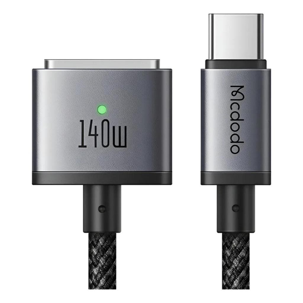 Cabo Carregador 140w Usb-c Magsafe 3 Para Macbook Pro Air M2 Preto