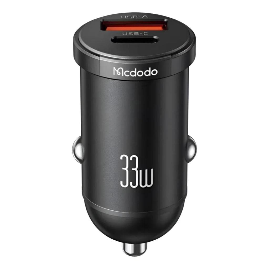 Carregador de carro Mcdodo 33WPD Carregamento rápido USB + Interface tipo C